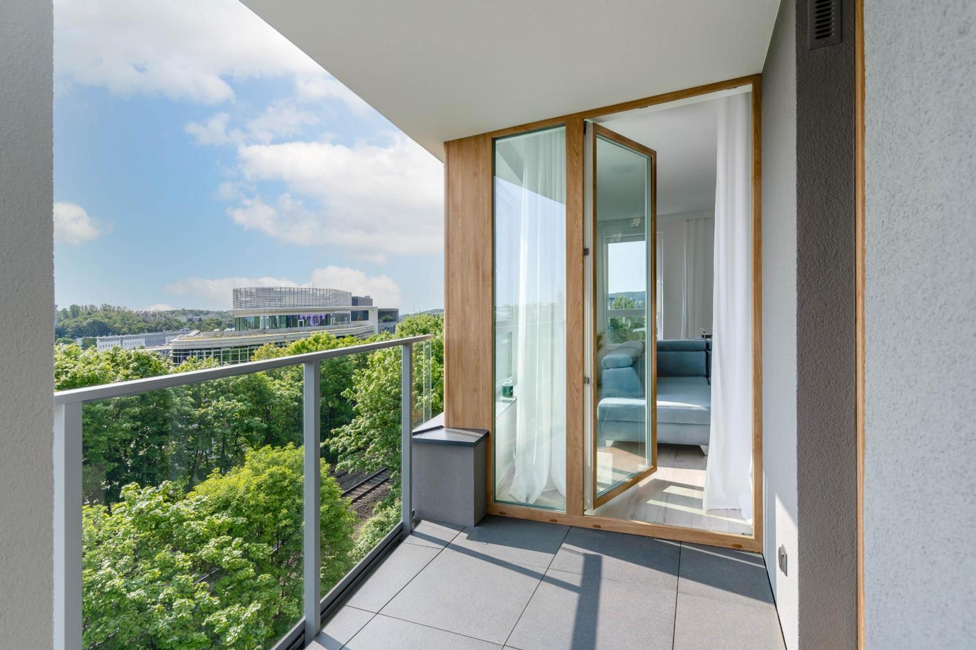Symphony Modern Tower Apartamenty Gdynia Kültér fotó